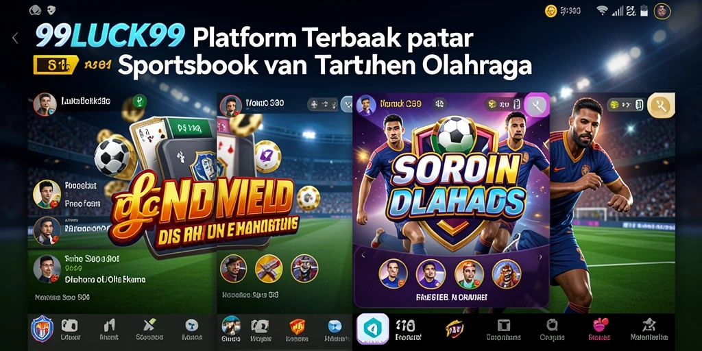 Tampilan menarik dan interaktif dari gameplay Sportsbook 99LUCK99.