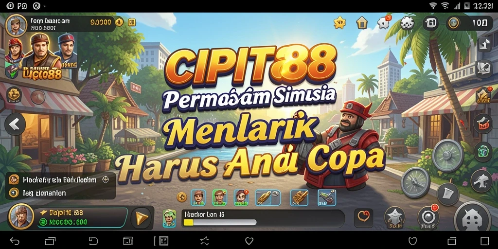 Tampilan menakjubkan dari gameplay <strong>CIPIT88</strong> yang penuh warna dan interaktif.