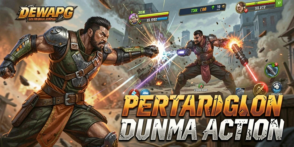 Tampilan gameplay DEWAPG yang mendebarkan dan penuh aksi.