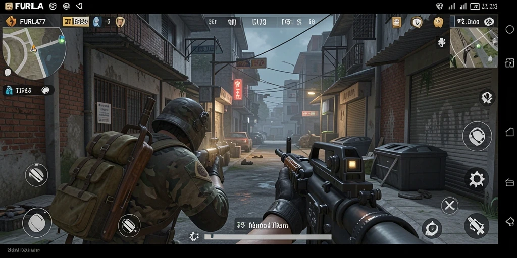 Gameplay FURLA77 dalam pertempuran TPS yang seru.