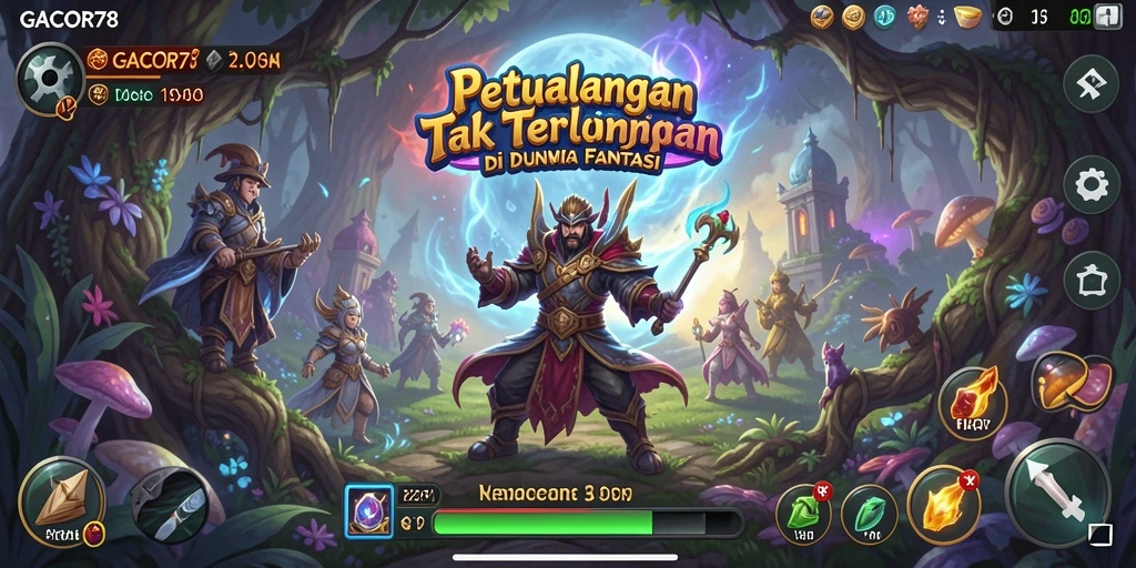 Tangkapan layar GACOR78 menampilkan aksi luar biasa dalam gameplay petualangan.