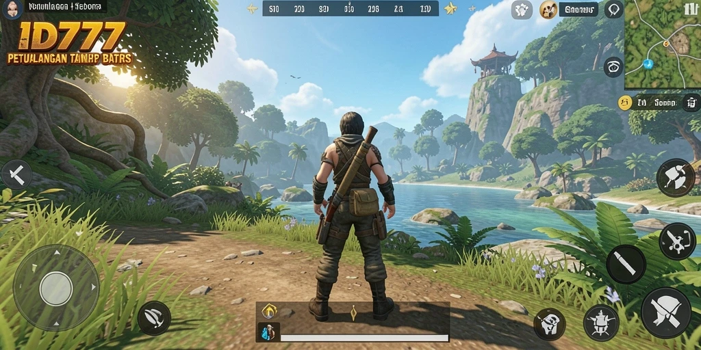 Tangkapan layar permainan ID777 menampilkan petualangan Open World yang seru.