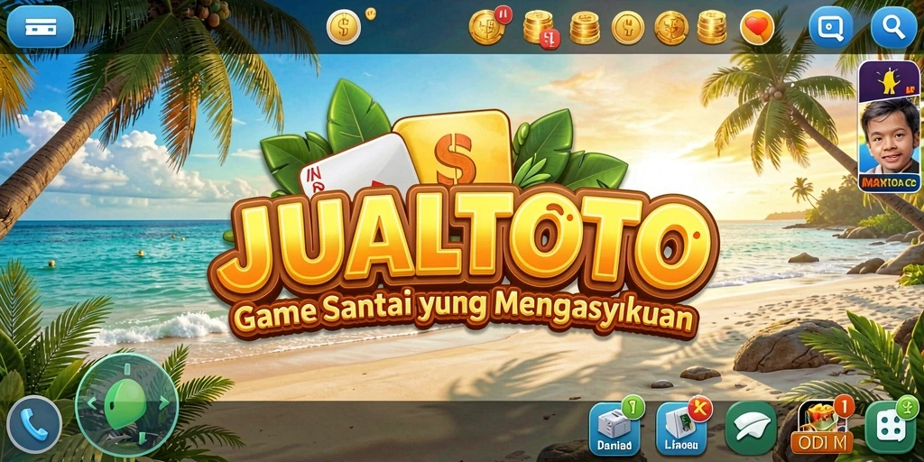 Tampilan permainan JUALTOTO yang penuh warna dan interaktif.