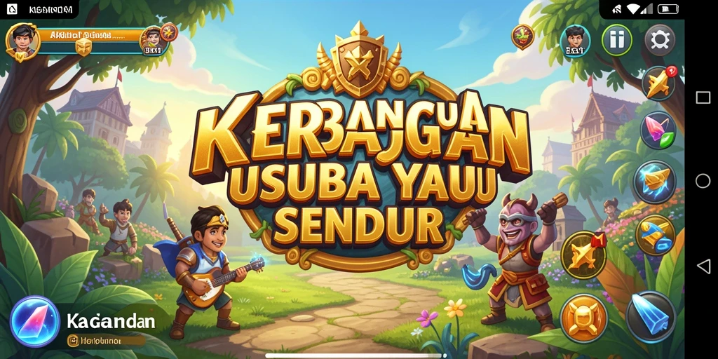 Tampilan gameplay KAGANDAN yang menarik dan penuh tantangan.