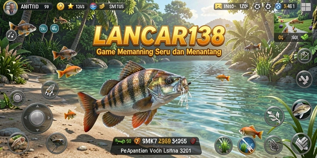 Screenshot gameplay LANCAR138 yang menunjukkan aksi memancing seru.