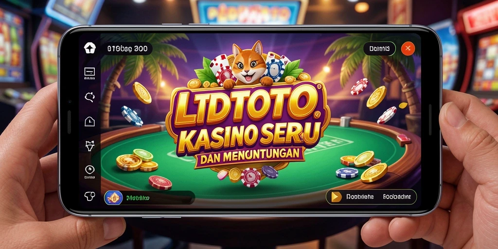 Screenshot LTDTOTO menampilkan gameplay Kasino yang mendebarkan.