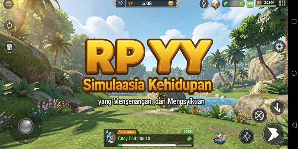 Tampilan gameplay RPYYY yang menarik dan penuh warna.