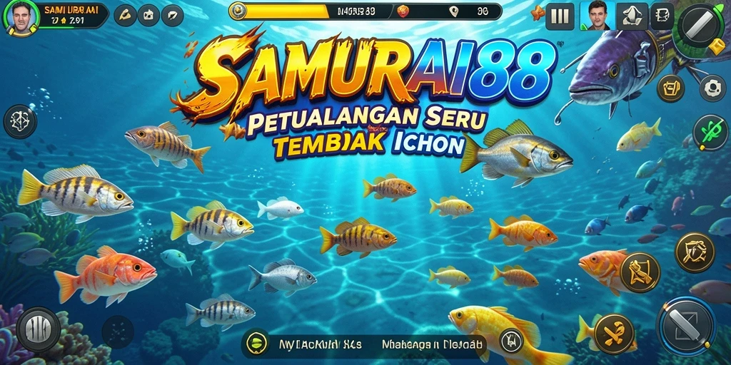 Tampilan gameplay seru di SAMURAI88 dengan berbagai ikan.