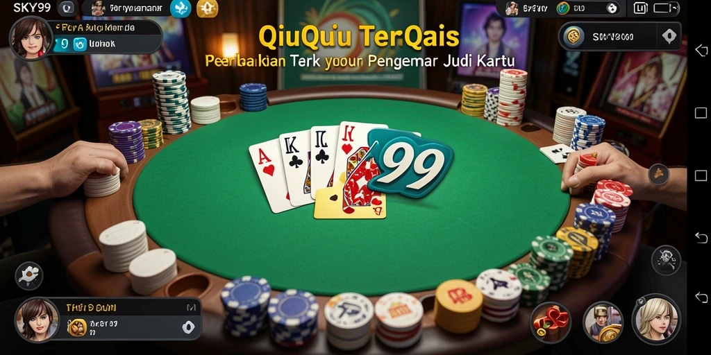 Gameplay seru QiuQiu di aplikasi SKY99.