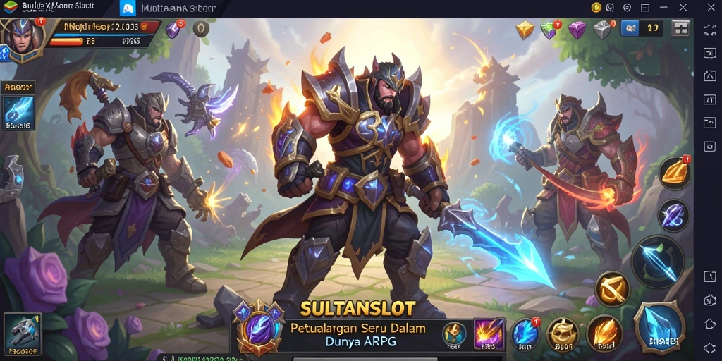 Tampilan gameplay <strong>SULTANSLOT</strong> yang menampilkan aksi seru di dunia ARPG.