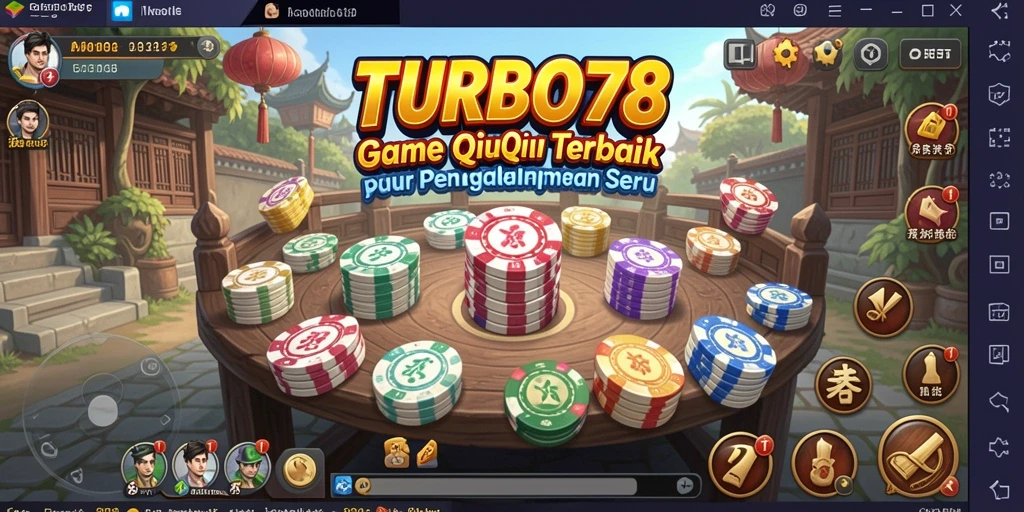 Screenshot gameplay seru dari TURBO78 yang menampilkan aksi QiuQiu.