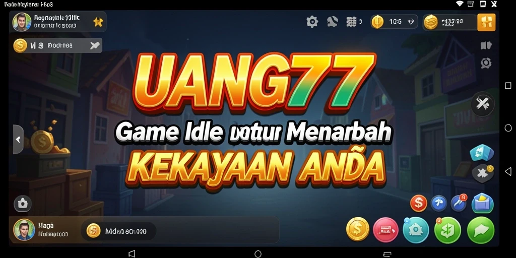 Tampilan menarik dari gameplay UANG77 dengan sistem Idle yang mengasyikkan.